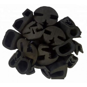 Diverse Section EPDM Sealing Skirting Edging Rubber Extrusion
